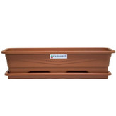 گلدان پلاستیکی مستطیلی FZ222 سایز 100 در 22 سانتیمتر