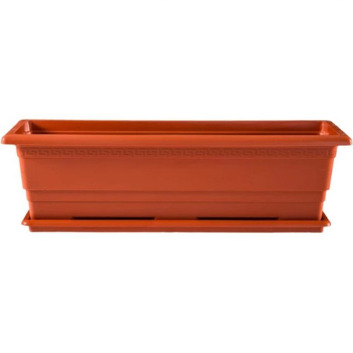 Rectangular plastic pot FZ216 size 90 x 30 cm ( goldan plastiki mostatili )
