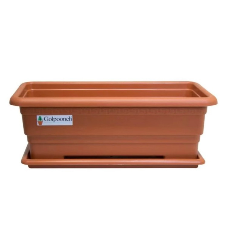 Rectangular plastic pot FZ215 size 70 x 29 cm
