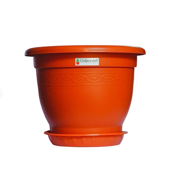 Round plastic pot FZ317, diameter 46, height 42 cm