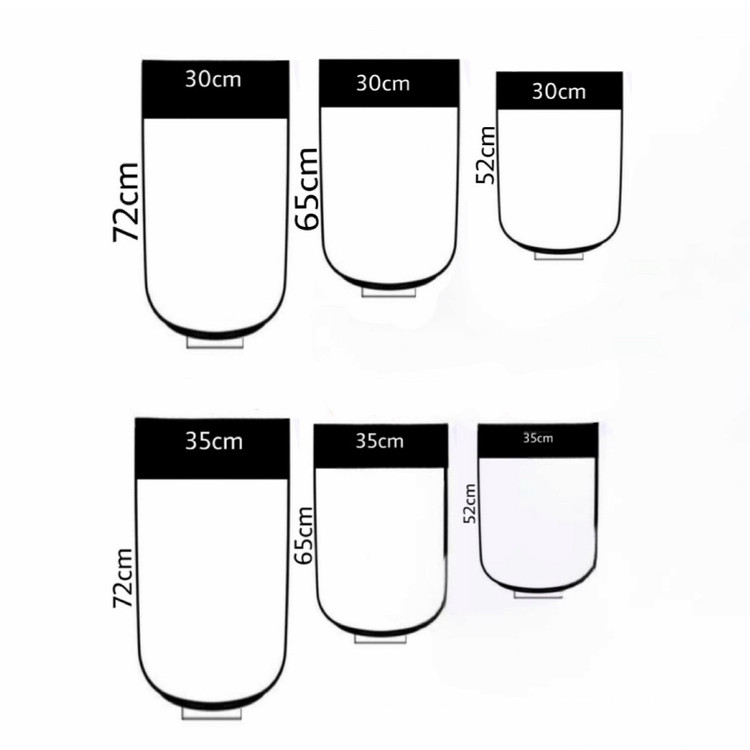 گلدان فایبرگلاس لبه طلایی ونیز