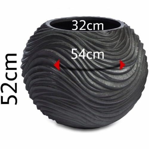 Fiberglass vase Milan