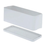 گلدان پلیمری باکس مستطیلی سفید