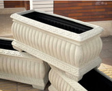 گلدان فایبرگلاس فلاورباکس مستطیلی طرح همانتوس