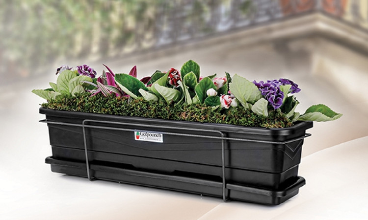 گلدان پلاستیکی بالکنی