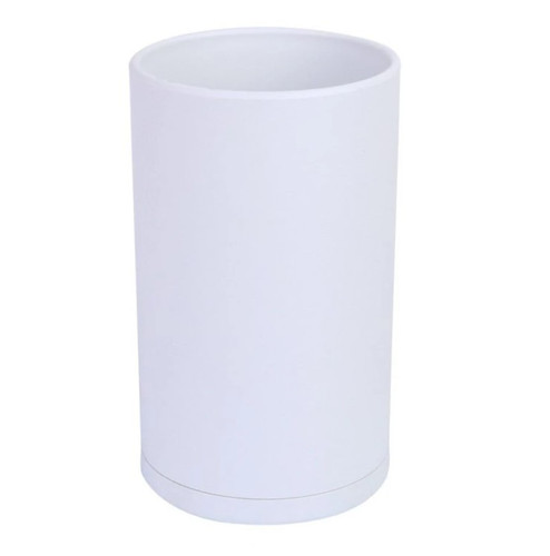 گلدان استوانه بلند سفید