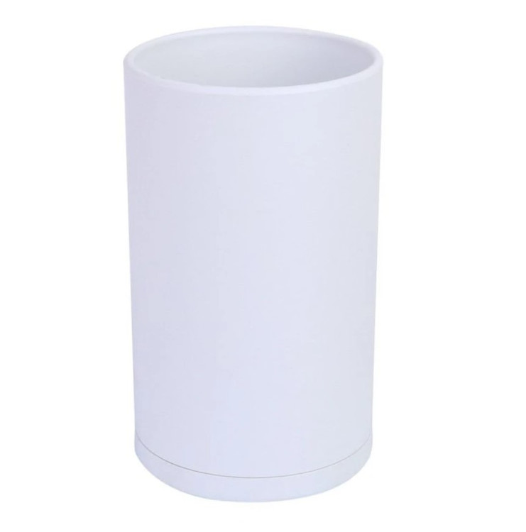 گلدان استوانه بلند سفید