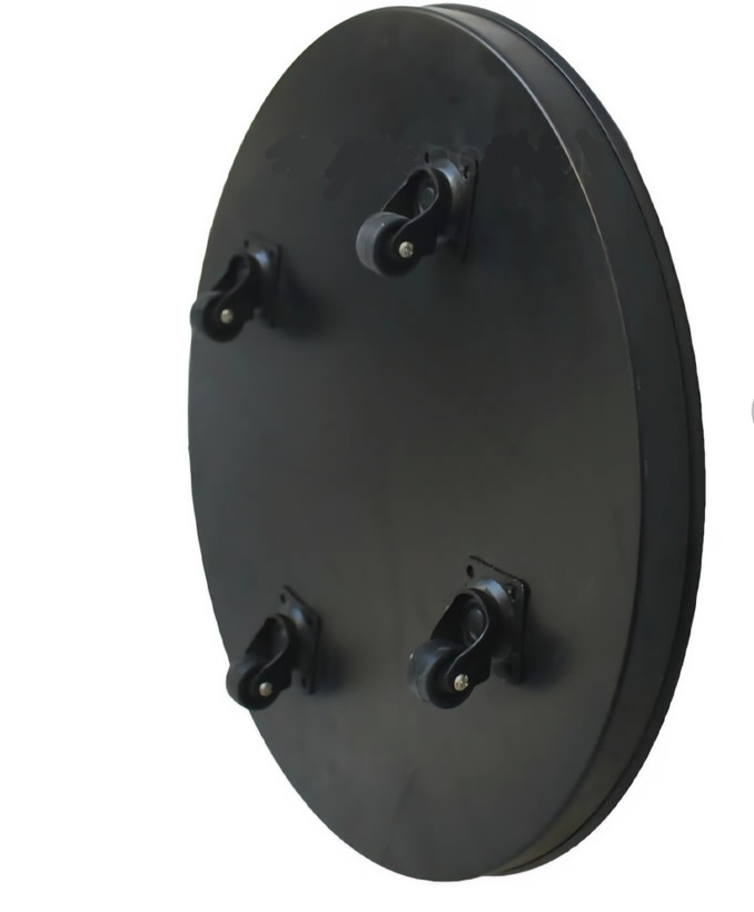 زیرگلدانی فلزی چرخدار