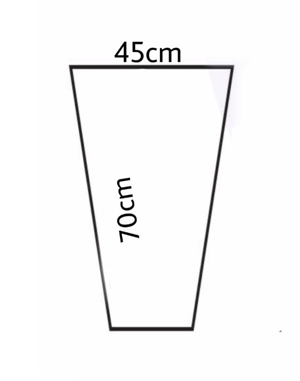 گلدان فایبرگلاس ذوزنقه ای