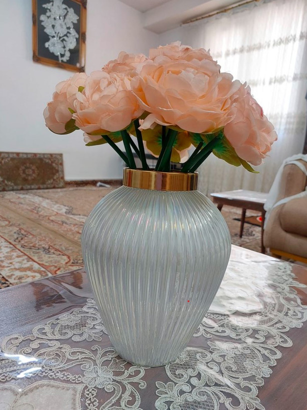 گلدان شیشه ای ژیوار