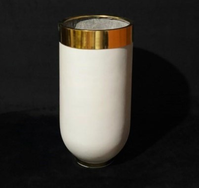 Venice Gold Edge Fiberglass Vase ( goldane labe talaee veniz )
