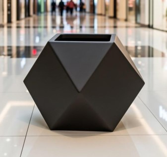 گلدان فایبرگلاس چند ضلعی