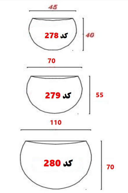 گلدان فایبرگلاس توپی گرد