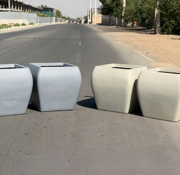 گلدان فایبرگلس بزرگ لاوین