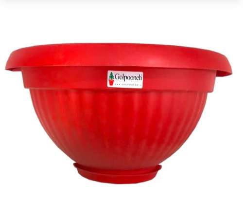 گلدان پلاستیکی دیواری FZ502 سایز 18 در 35 در ارتفاع 21 سانتیمتر